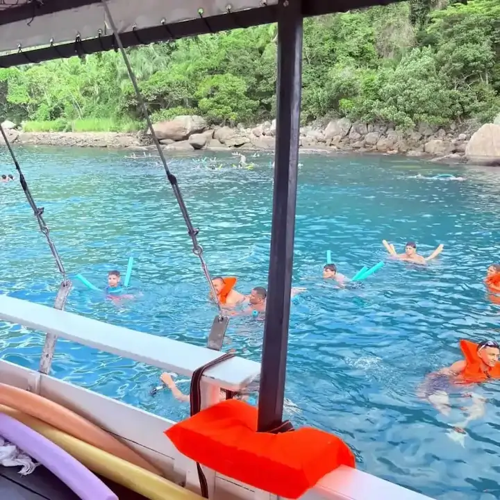Ilhas Norte Ubatuba - Vista panorâmica das ilhas paradisíacas